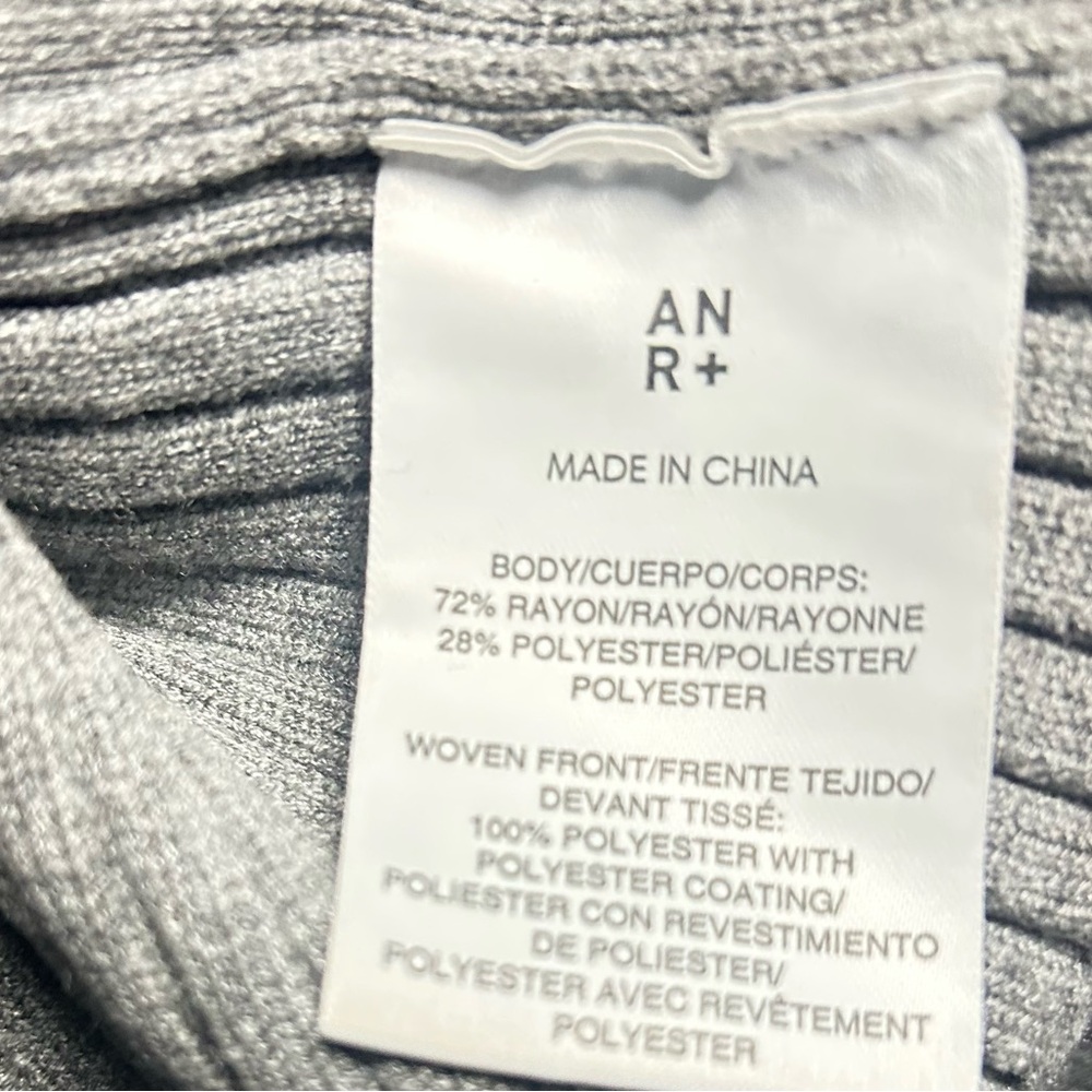 Alp N Rock CLARA RIBBED MOCK NECK SWEATER Size S In Gray - Picture 6 of 6
